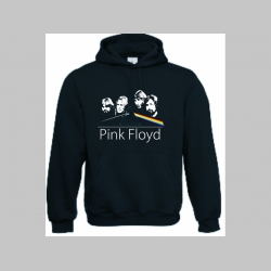 Pink Floyd čierna mikina s kapucou stiahnutelnou šnúrkami a klokankovým vreckom vpredu 